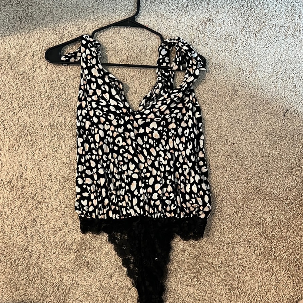 Intimately Free People Bodysuit with Tie Straps